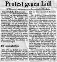 Protesta contro Lidl