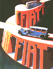 FIAT, manifesto del 1928 di Riccobaldi