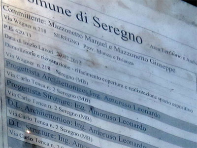 Permesso lavori in zona don Bosco