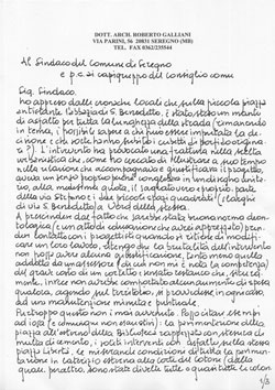 Lettera Galliani p. 1