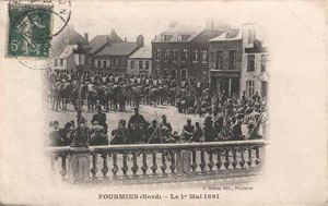 Fourmies, 1 maggio 1891, gendarmi a cavallo