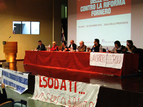 Assemblea RSU contro la legge Fornero