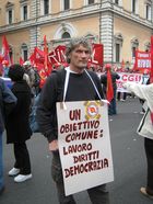 Roma - Manifestazione della FIOM