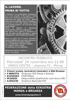 Monza - Il lavoro