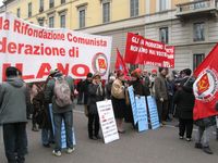 Milano - manifestazione della FIOM
