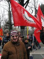 Milano - manifestazione della FIOM