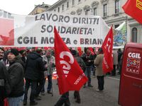 Milano - manifestazione della FIOM