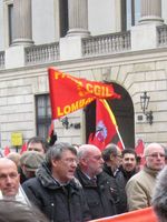Milano - manifestazione della FIOM