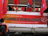 Milano - manifestazione della FIOM