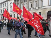 Milano - manifestazione della FIOM