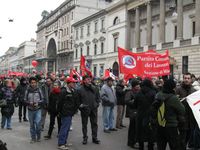 Milano - manifestazione della FIOM