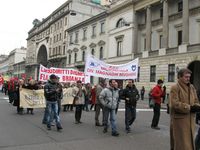 Milano - manifestazione della FIOM