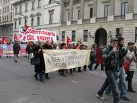 Milano - manifestazione della FIOM