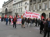 Milano - manifestazione della FIOM