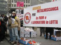 Milano - manifestazione della FIOM