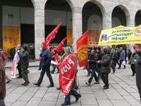 Milano - manifestazione della FIOM