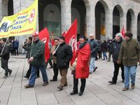 Milano - manifestazione della FIOM