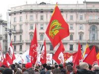 Milano - manifestazione della FIOM