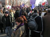 Arcore - manifestazione contro Berlusconi