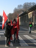 Arcore - manifestazione contro Berlusconi