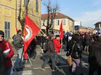 Arcore - manifestazione contro Berlusconi