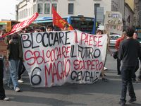 Monza - Sciopero della CGIL