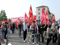 Monza - Sciopero della CGIL