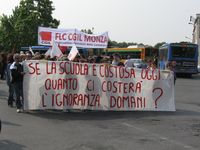 Monza - Sciopero della CGIL