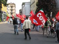 Monza - Sciopero della CGIL