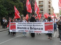 Monza - Sciopero della CGIL