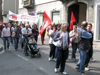 Monza - Sciopero della CGIL