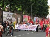 Monza - Sciopero della CGIL