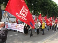 Monza - Sciopero della CGIL
