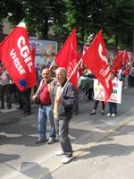 Monza - Sciopero della CGIL