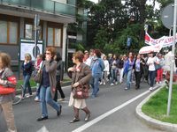 Monza - Sciopero della CGIL