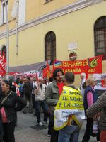Monza - Sciopero della CGIL