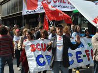 Monza - Sciopero della CGIL