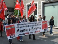 Monza - Sciopero della CGIL