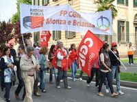 Monza - Sciopero della CGIL