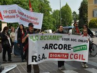 Monza - Sciopero della CGIL