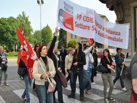 Monza - Sciopero della CGIL