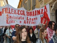 Monza - Sciopero della CGIL