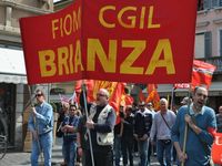 Monza - Sciopero della CGIL