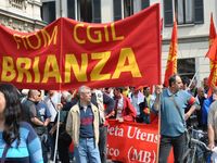 Monza - Sciopero della CGIL