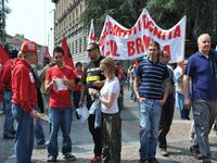 Monza - Sciopero della CGIL