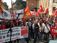 Monza - Sciopero della CGIL