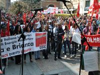 Monza - Sciopero della CGIL