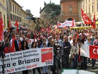 Monza - Sciopero della CGIL