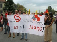 Monza - Sciopero della CGIL