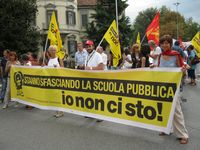Monza - Sciopero della CGIL